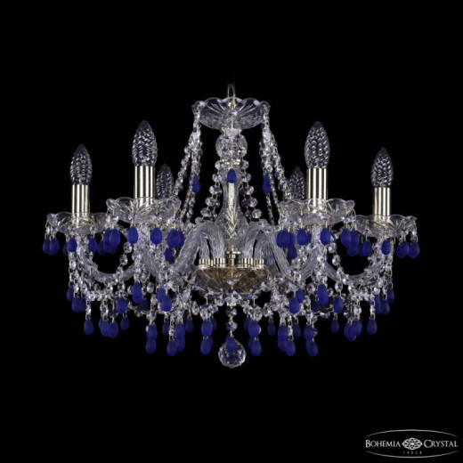 Подвесная люстра Bohemia Ivele Crystal 1410 1410/6/195 G V3001