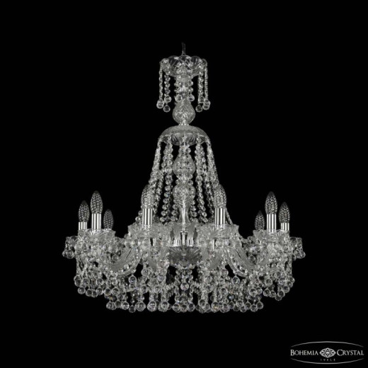 Подвесная люстра Bohemia Ivele Crystal 1409 1409/10/240/XL-75 Ni