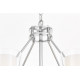 Подвесная люстра LUMINA DECO Marietta LDP 8025-8 CHR+WT