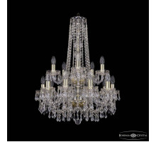 Подвесная люстра Bohemia Ivele Crystal 1403 1403/10+5/195/h-77/2d G