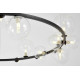 Подвесная люстра LUMINA DECO MERIDO LDP 7033-24 BK+CL