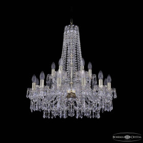 Подвесная люстра Bohemia Ivele Crystal 1403 1403/12+6/240/h-76 G