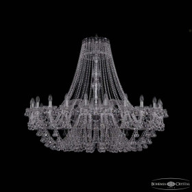 Подвесная люстра Bohemia Ivele Crystal 1409 1409/24/530 Ni