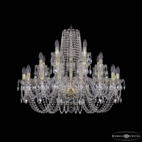 Подвесная люстра Bohemia Ivele Crystal 1402 1402/16+8+4/300 G