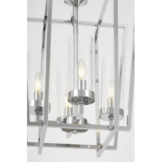 Подвесная люстра LUMINA DECO Afres LDP 1246-4 CHR