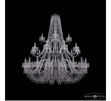 Подвесная люстра Bohemia Ivele Crystal 1410 1410/20+10+5/530/3d Ni V0300