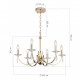 Подвесная люстра ST-Luce BRASS SL1405.203.06