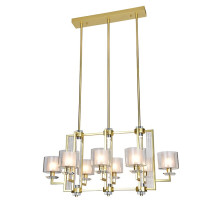 Подвесная люстра Newport ALEXANDRA 4408/S mat.gold
