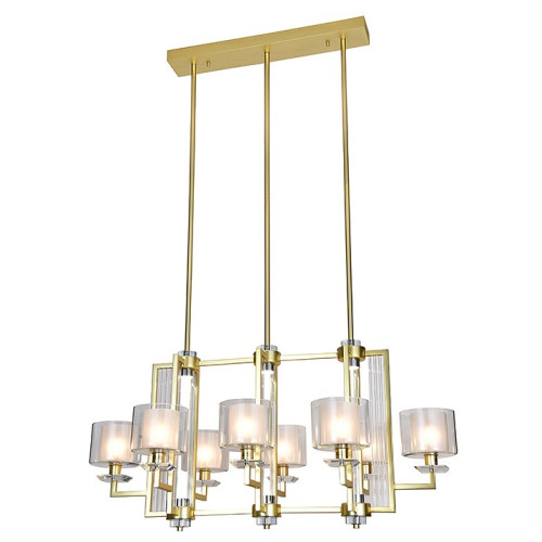 Подвесная люстра Newport ALEXANDRA 4408/S mat.gold