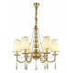 Подвесная люстра LUMINA DECO Fabione LDP 1200-6 F.GD