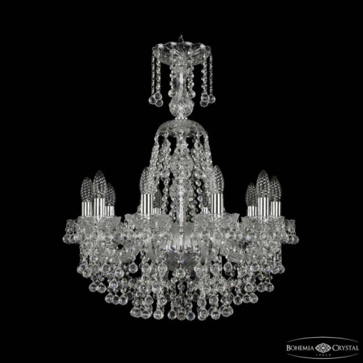 Подвесная люстра Bohemia Ivele Crystal 1409 1409/10/195/XL-67 Ni