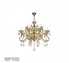 Подвесная люстра iLamp Asia 61082-8+4 BR