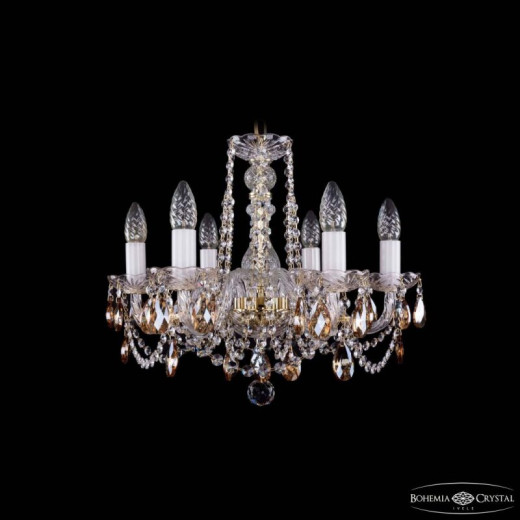 Подвесная люстра Bohemia Ivele Crystal 1402 1402/6/160 G K721