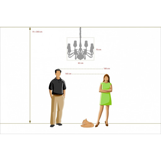 Подвесная люстра MW-Light Элла 1 483010308