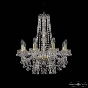 Подвесная люстра Bohemia Ivele Crystal 1409 1409/8/195/h-63 G