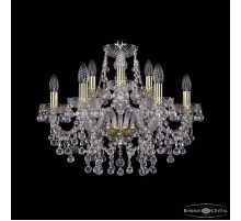 Подвесная люстра Bohemia Ivele Crystal 1409 1409/6+3/195 G
