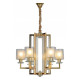 Подвесная люстра LUMINA DECO Manhattan LDP 8012-6 F.GD