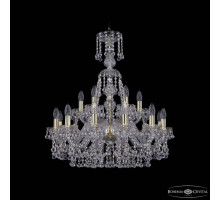Подвесная люстра Bohemia Ivele Crystal 1409 1409/12+6/240/XL-76 G