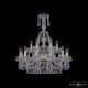 Подвесная люстра Bohemia Ivele Crystal 1409 1409/12+6/240/XL-76 G