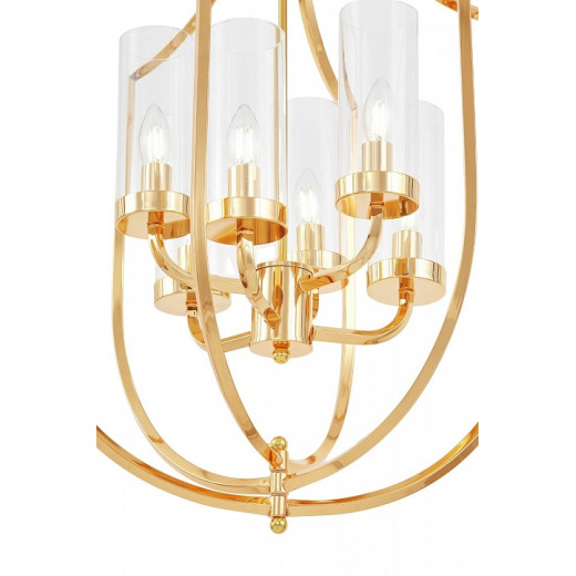 Подвесная люстра LUMINA DECO Trulia LDP 8006-6 F.GD