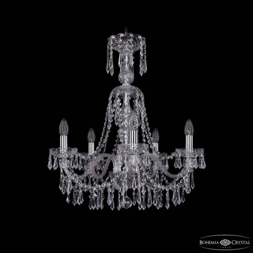 Подвесная люстра Bohemia Ivele Crystal 1403 1403/5/195/XL-65 Ni