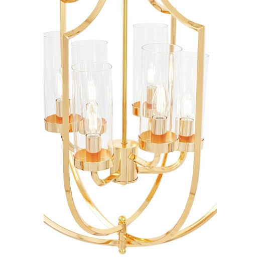 Подвесная люстра LUMINA DECO Trulia LDP 8006-6 F.GD
