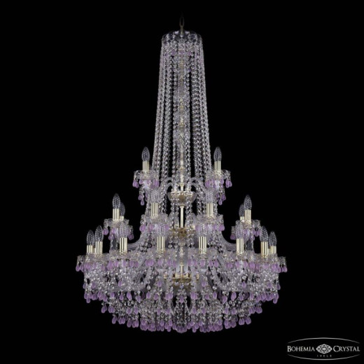 Подвесная люстра Bohemia Ivele Crystal 1410 1410/16+8+4/300/h-130/3d G V7010