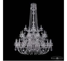 Подвесная люстра Bohemia Ivele Crystal 1402 1402/20+10+5/400/h-158/3d Ni
