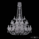 Подвесная люстра Bohemia Ivele Crystal 1402 1402/20+10+5/400/h-158/3d Ni