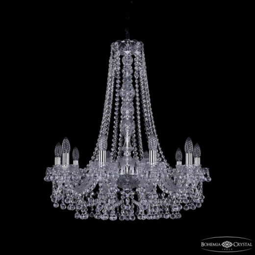 Подвесная люстра Bohemia Ivele Crystal 1409 1409/10/240/h-76 Ni