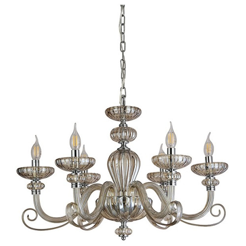 Подвесная люстра Newport ANNETTE 8626/C chrome cognac