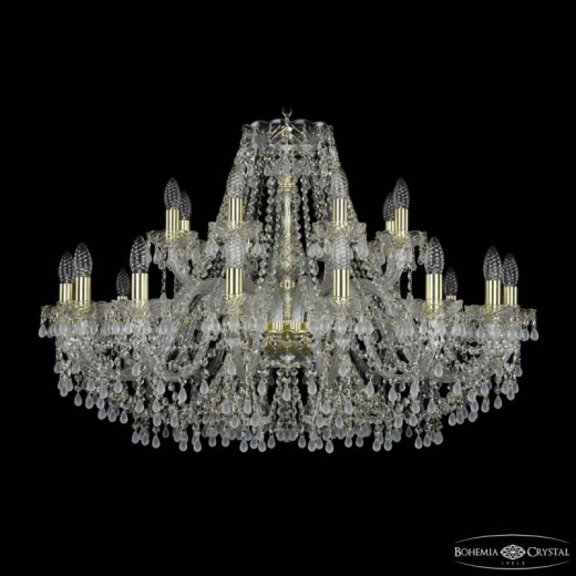 Подвесная люстра Bohemia Ivele Crystal 1410 1410/16+8/360 G V0300