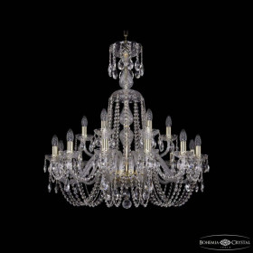 Подвесная люстра Bohemia Ivele Crystal 1402 1402/12+6/300/XL-90 G