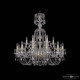 Подвесная люстра Bohemia Ivele Crystal 1402 1402/12+6/300/XL-90 G