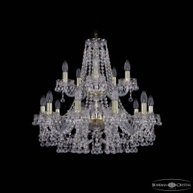 Подвесная люстра Bohemia Ivele Crystal 1409 1409/10+5/240/2d G