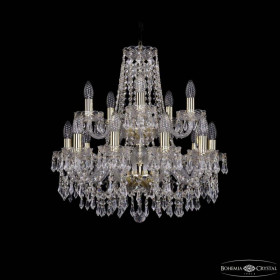 Подвесная люстра Bohemia Ivele Crystal 1403 1403/10+5/195/2d G