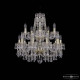 Подвесная люстра Bohemia Ivele Crystal 1403 1403/10+5/195/2d G