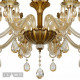 Подвесная люстра iLamp Asia 61078-8+4 BR