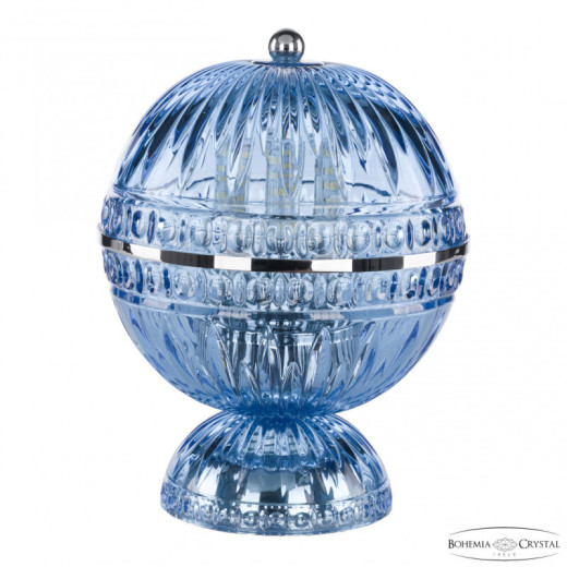 Подвесная люстра Bohemia Ivele Crystal 5480 5480L/17 Ni Aquamarine/M-1G