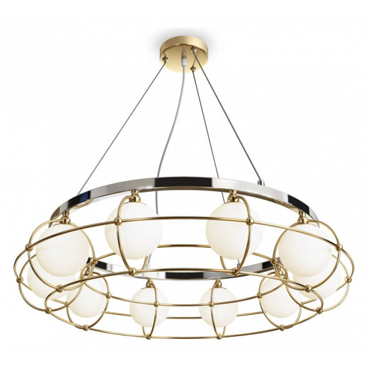 Подвесная люстра Maytoni Carcass MOD312PL-10GCH