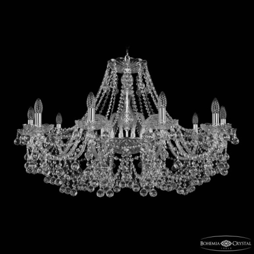 Подвесная люстра Bohemia Ivele Crystal 1409 1409/10/360 Ni
