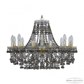Подвесная люстра Bohemia Ivele Crystal 1409 1409/12/240 G R731