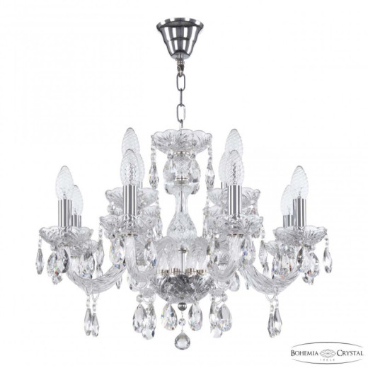 Подвесная люстра Bohemia Ivele Crystal 117 117/8+4/195 Ni
