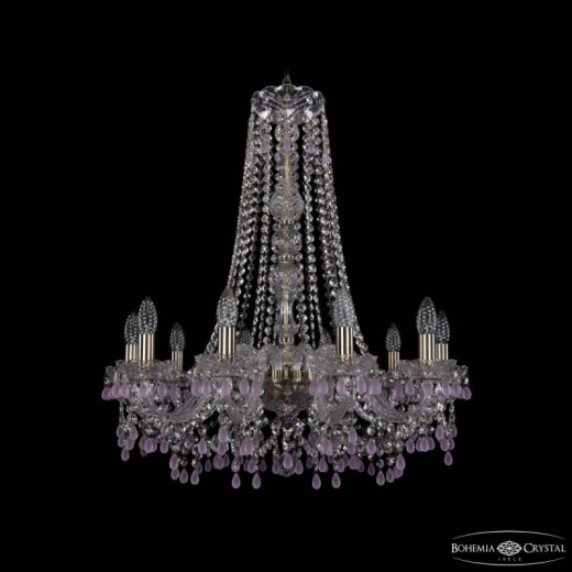 Подвесная люстра Bohemia Ivele Crystal 1410 1410/10/240/h-74 Pa V7010