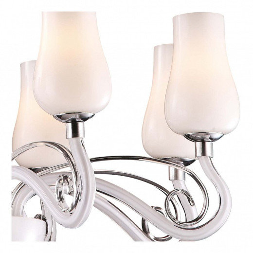 Подвесная люстра Arte Lamp Biancaneve A8110LM-8WH