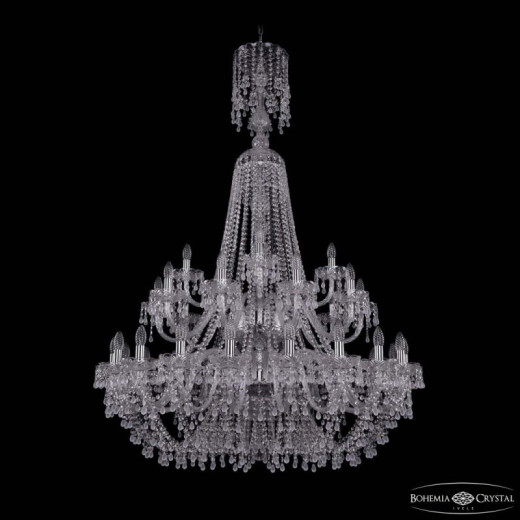 Подвесная люстра Bohemia Ivele Crystal 1410 1410/20+10+5/400/XL-160/2d Ni V0300