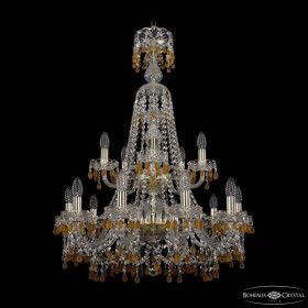 Подвесная люстра Bohemia Ivele Crystal 1410 1410/10+5/240/XL-91/2d G V1003