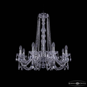 Подвесная люстра Bohemia Ivele Crystal 1402 1402/8/240/h-73 Ni