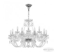Подвесная люстра Bohemia Ivele Crystal 101 101/10+5/300 Ni