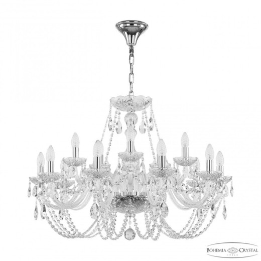 Подвесная люстра Bohemia Ivele Crystal 101 101/10+5/300 Ni